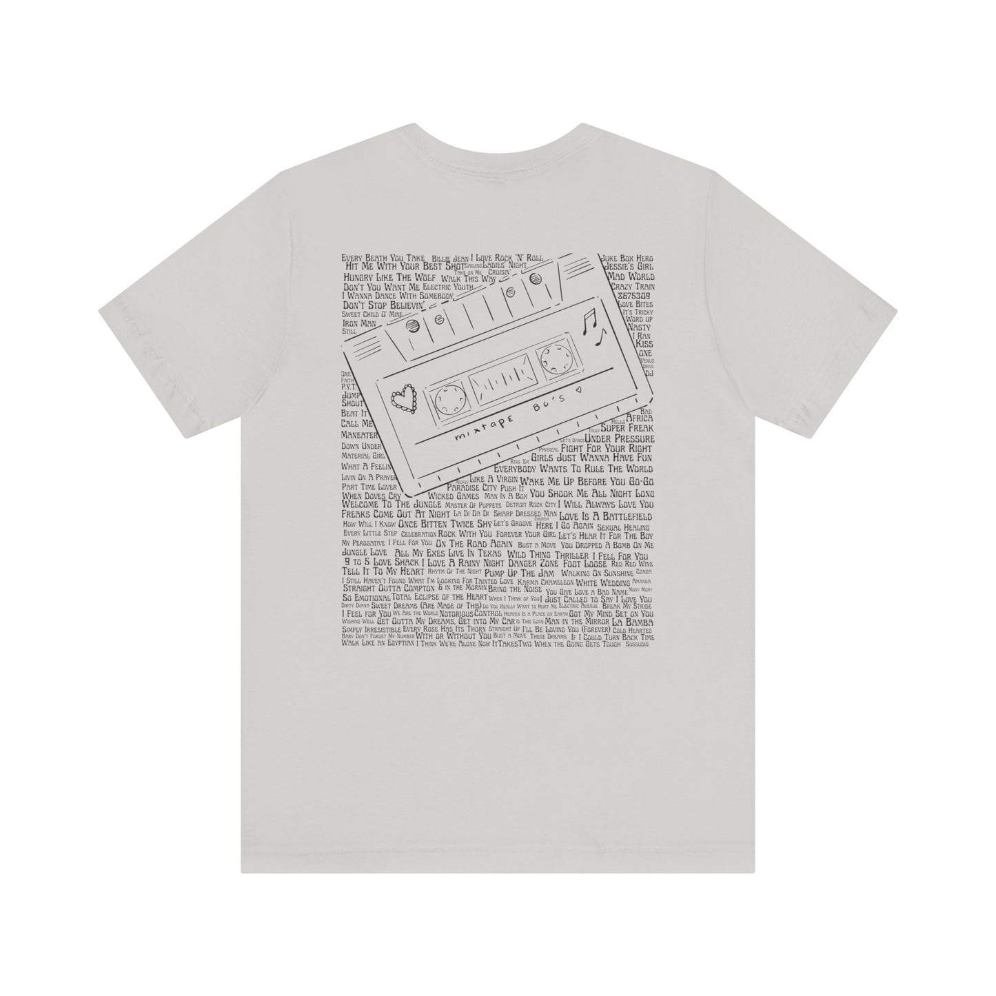 80s Mixtape T-Shirt – Vintage Cassette 80s Retro Tee