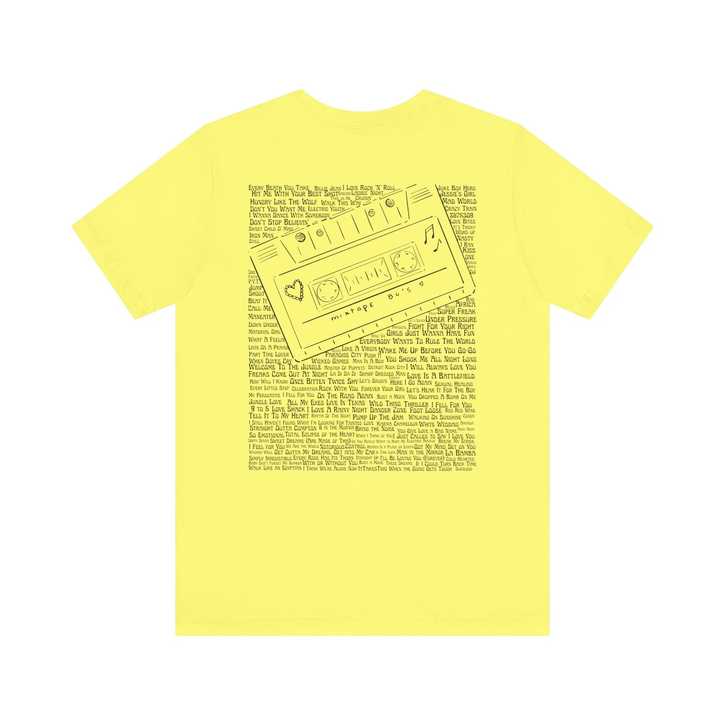 80s Mixtape T-Shirt – Vintage Cassette 80s Retro Tee