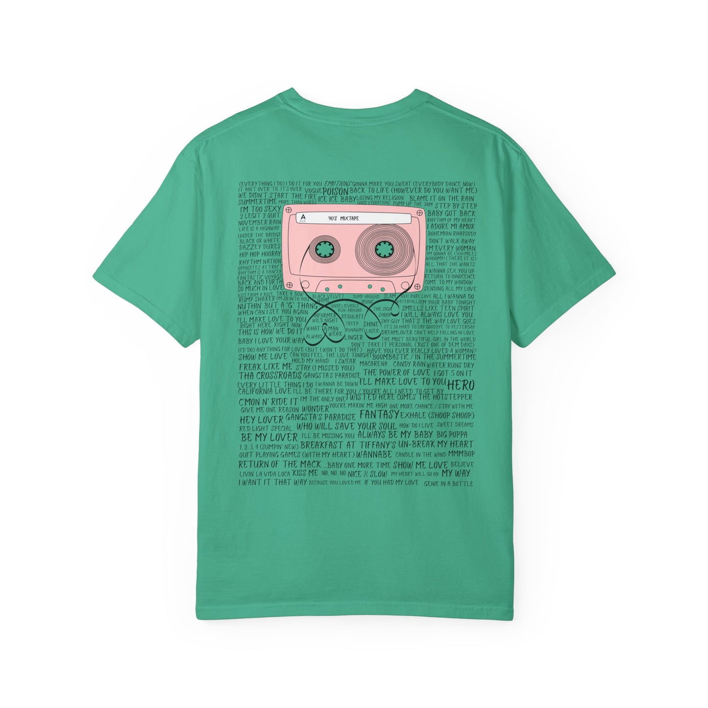 90s Mixtape T-Shirt – Retro Cassette 90s Tee