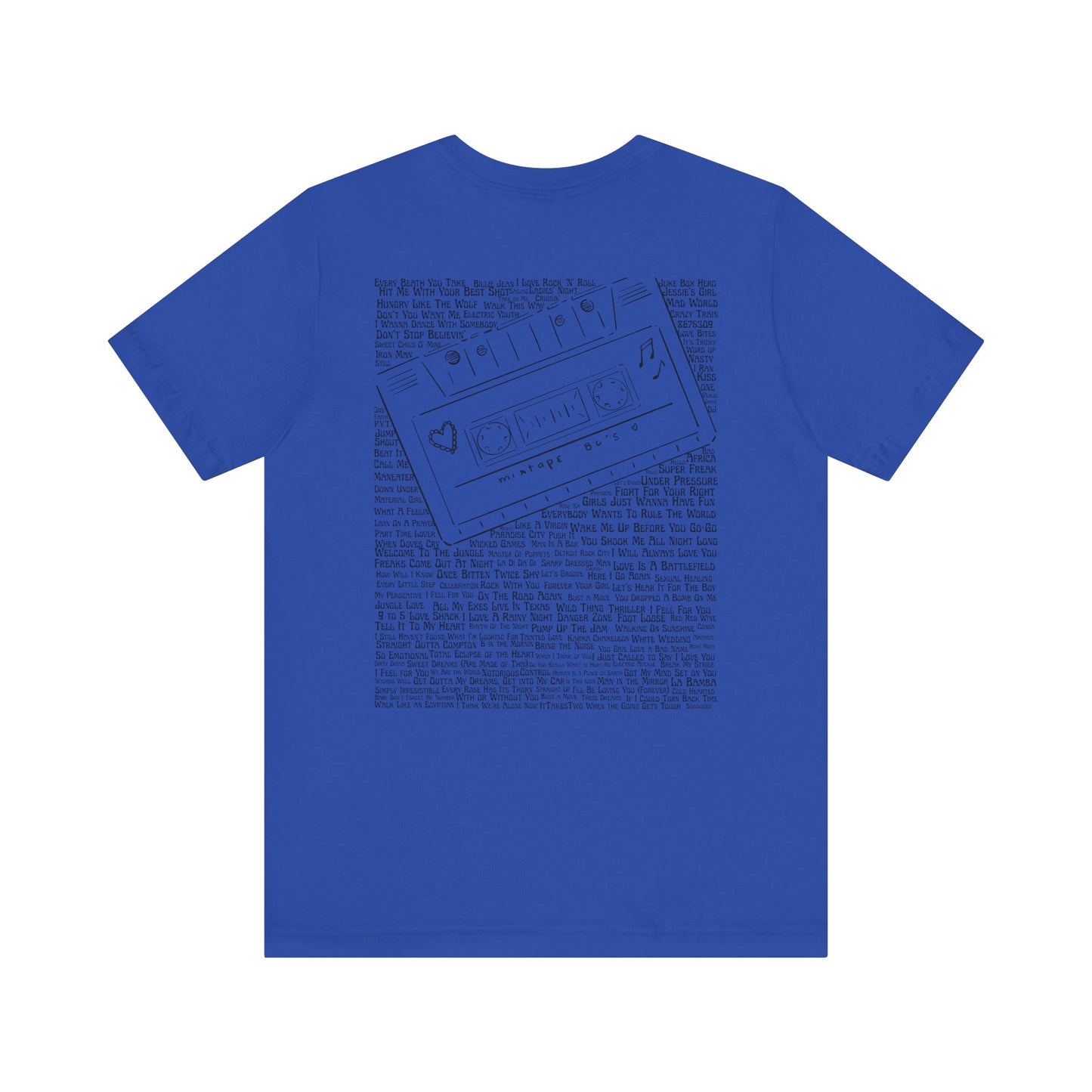 80s Mixtape T-Shirt – Vintage Cassette 80s Retro Tee