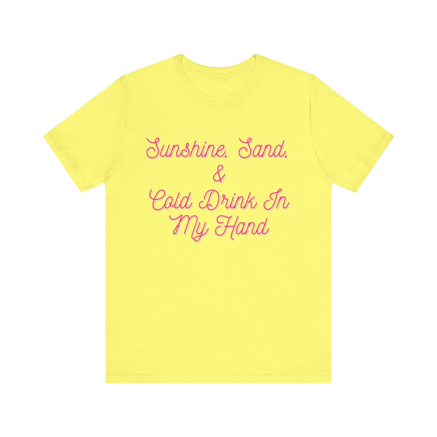 Sunshine & Sand T-Shirt – Beach Vibes Graphic Tee