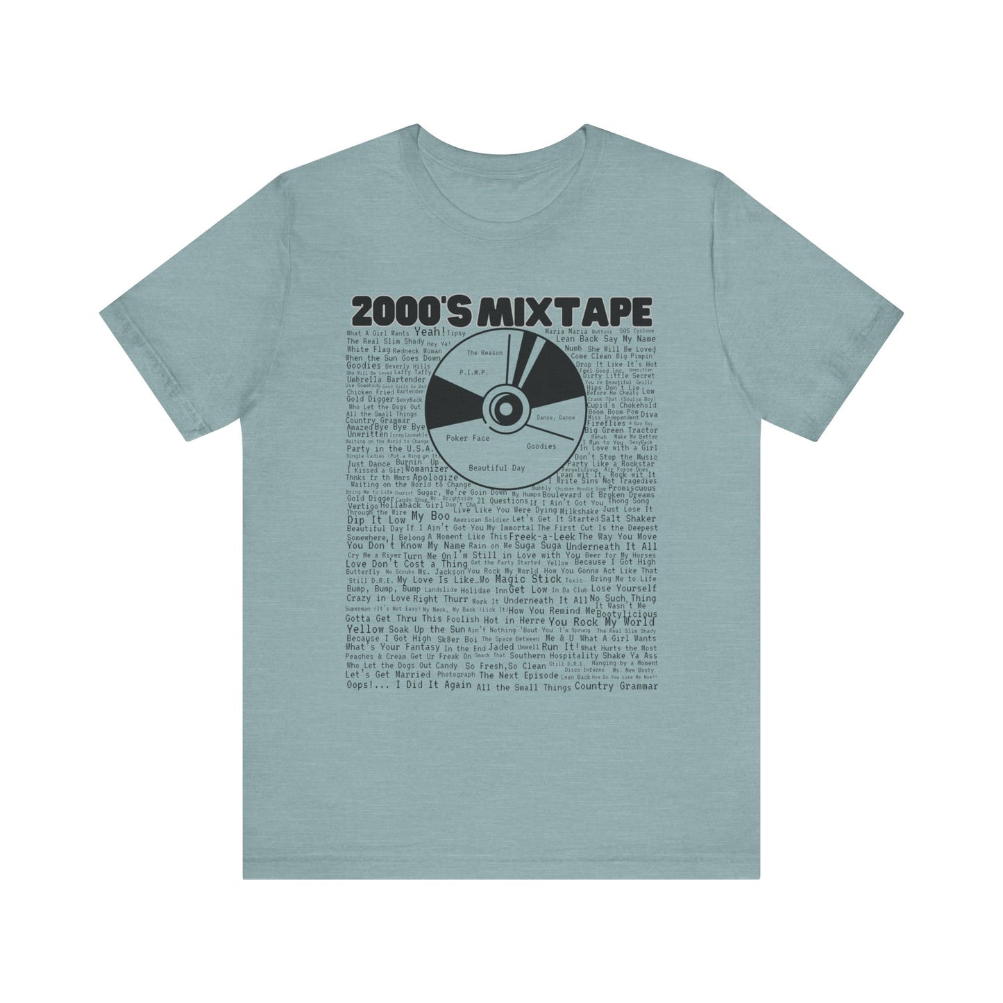 2000s Mixtape T-Shirt – Retro Y2K Cassette Graphic Tee
