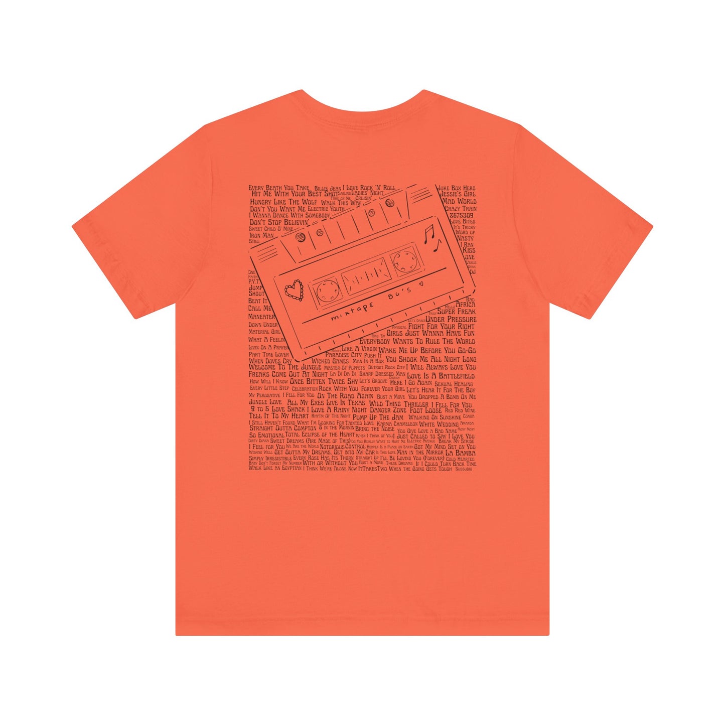 80s Mixtape T-Shirt – Vintage Cassette 80s Retro Tee