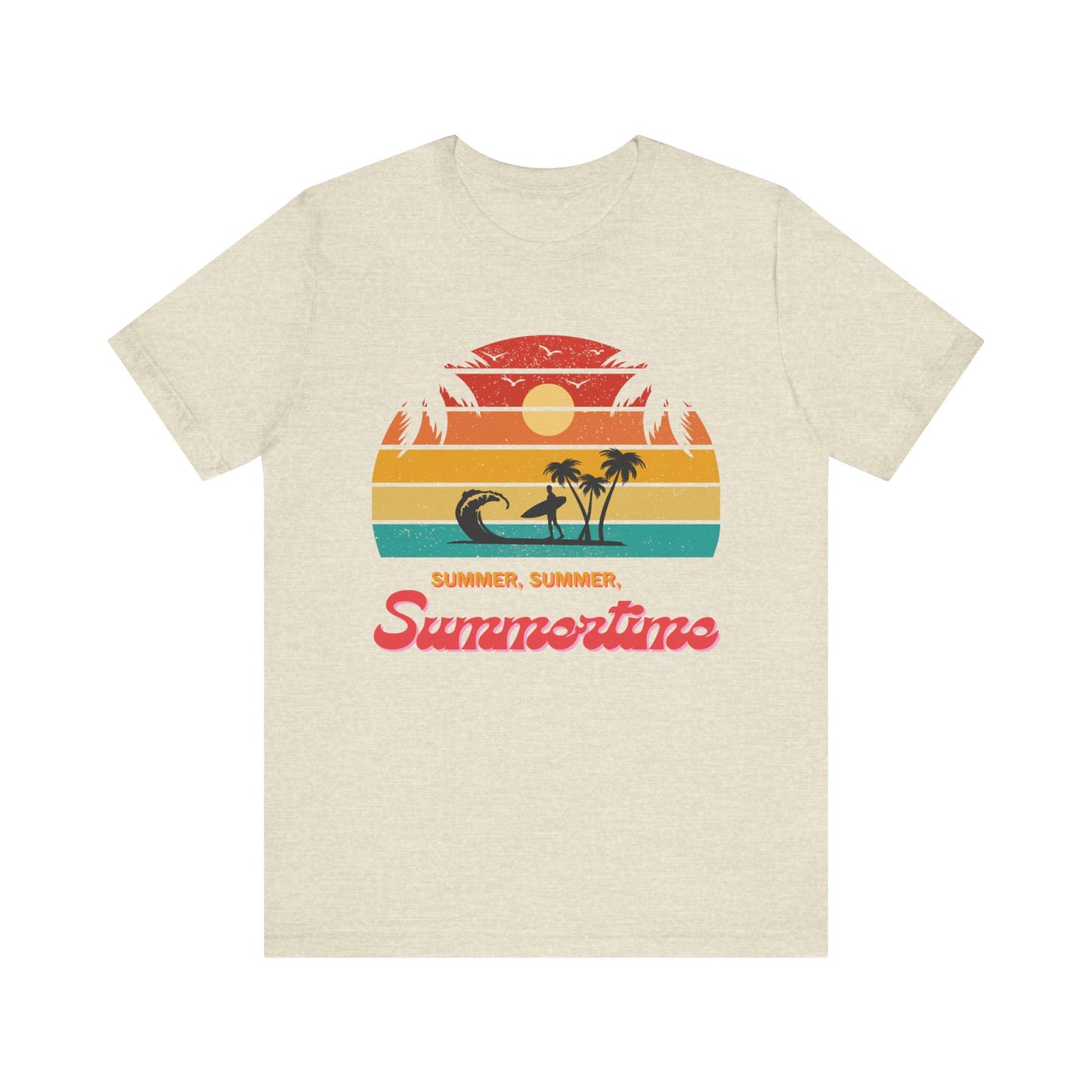 Summer Vibes T-Shirt – Retro Sunset Graphic Tee