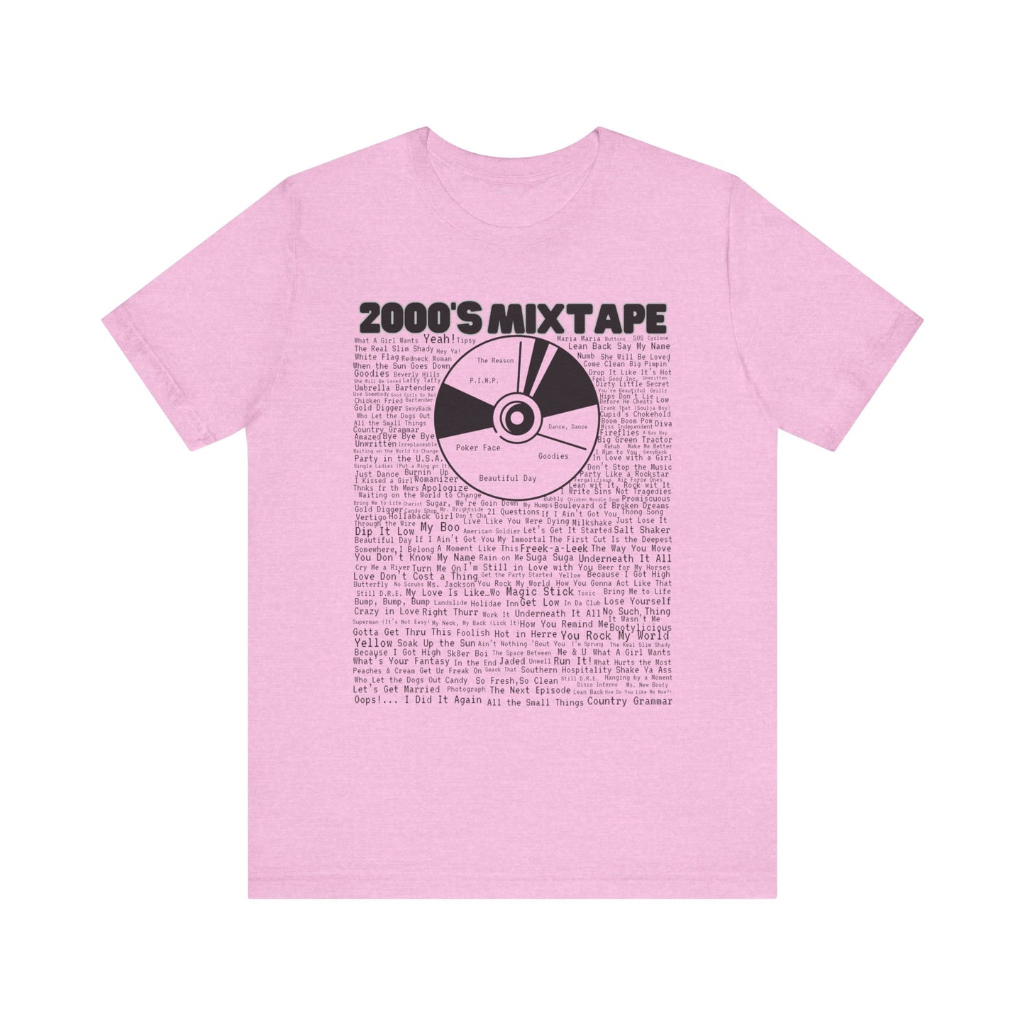 2000s Mixtape T-Shirt – Retro Y2K Cassette Graphic Tee