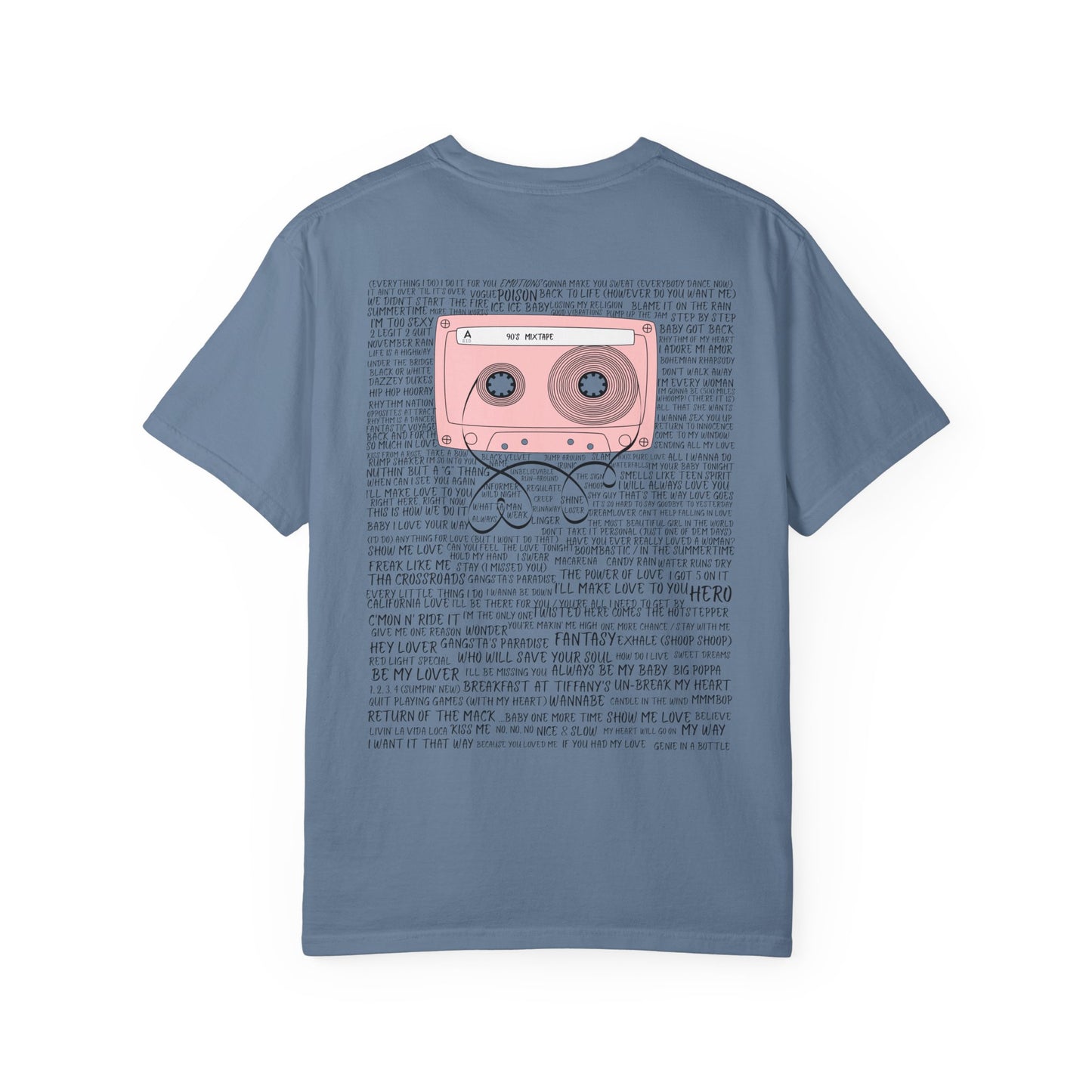 90s Mixtape T-Shirt – Retro Cassette 90s Tee