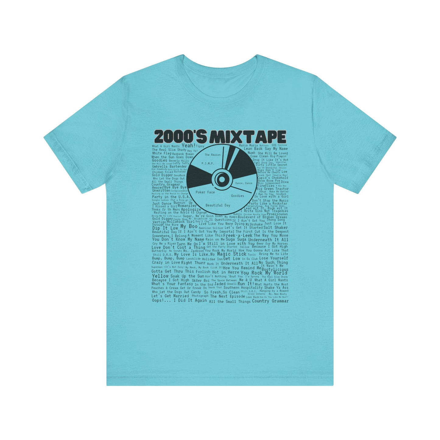 2000s Mixtape T-Shirt – Retro Y2K Cassette Graphic Tee