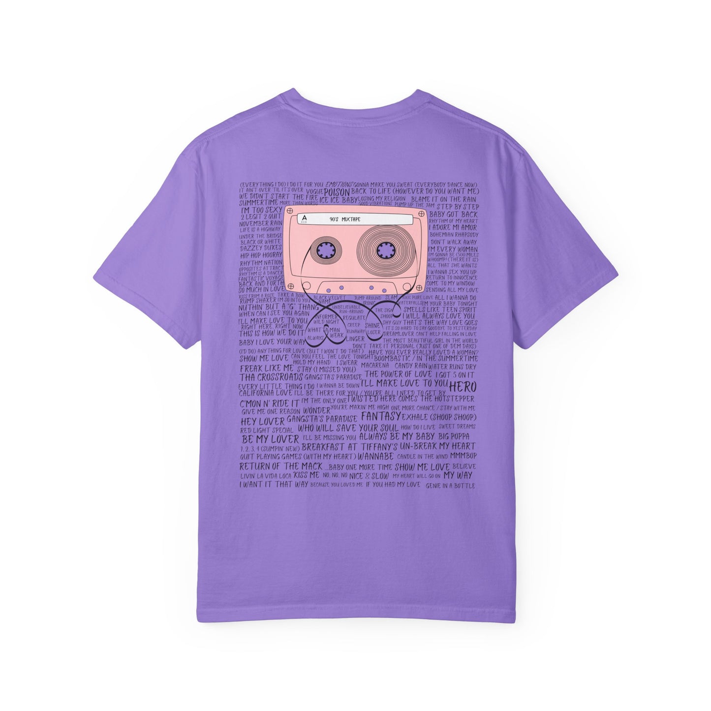 90s Mixtape T-Shirt – Retro Cassette 90s Tee