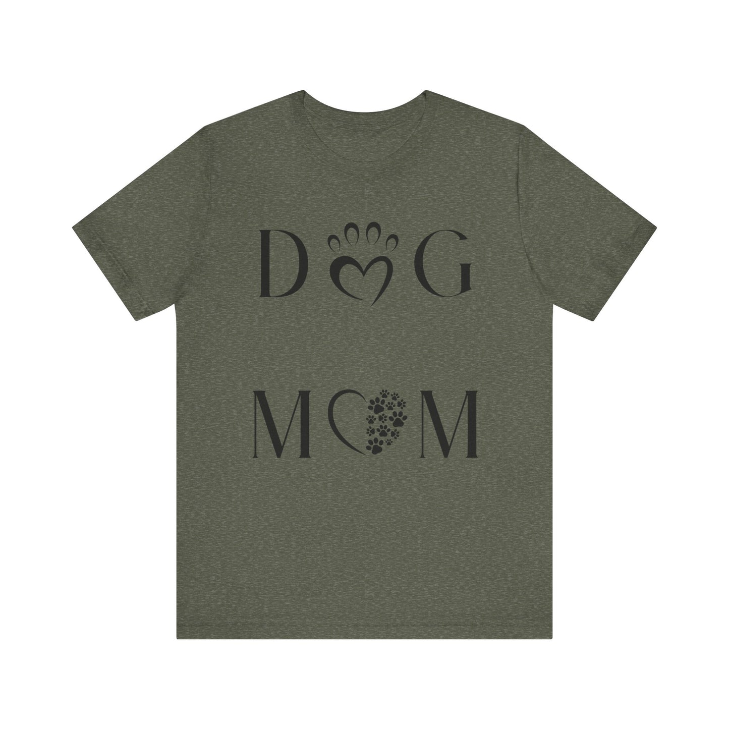 Dog Mom T-Shirt – Paw Print Pet Lover Tee