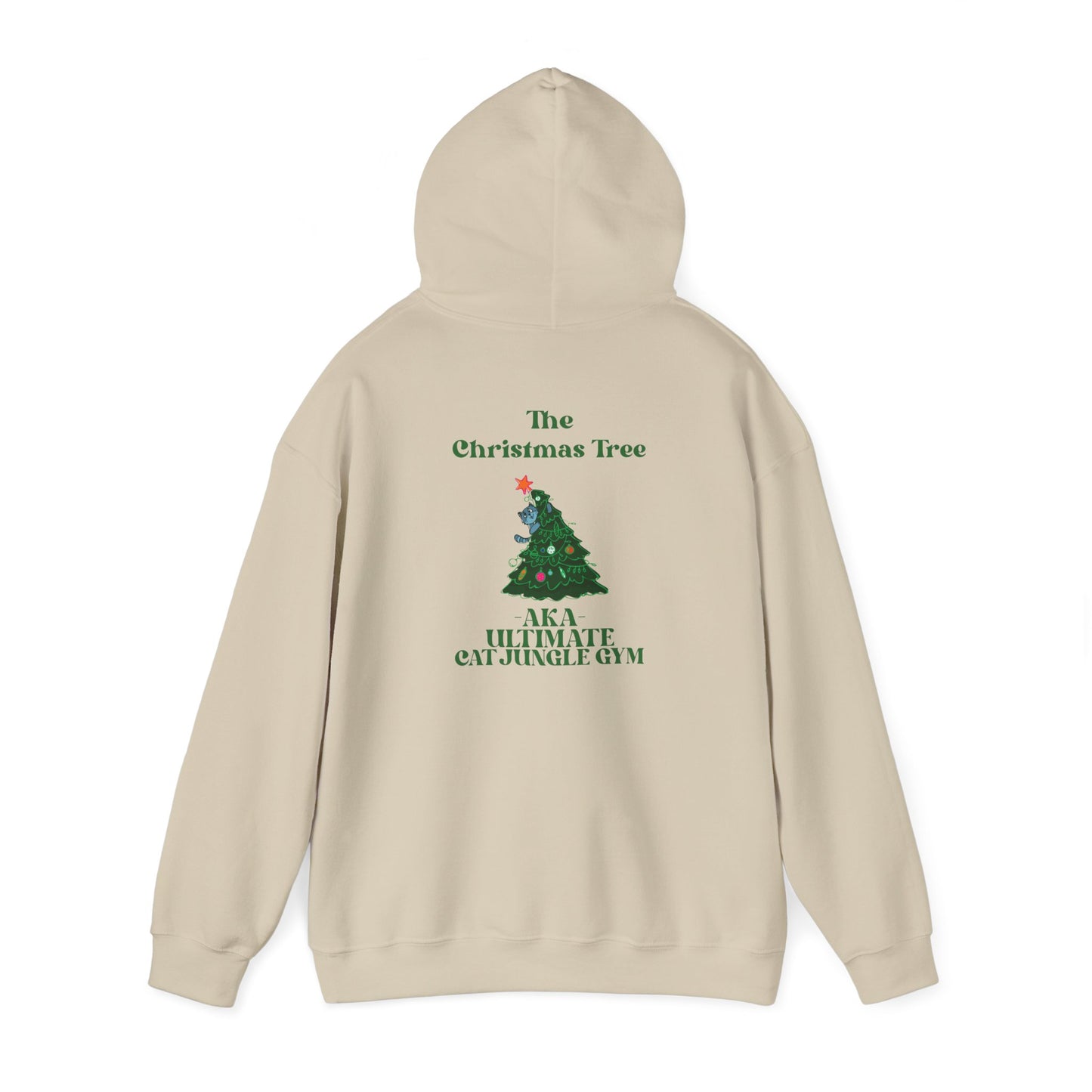 Cat Christmas Tree Shirt – Funny Holiday Cat Tee