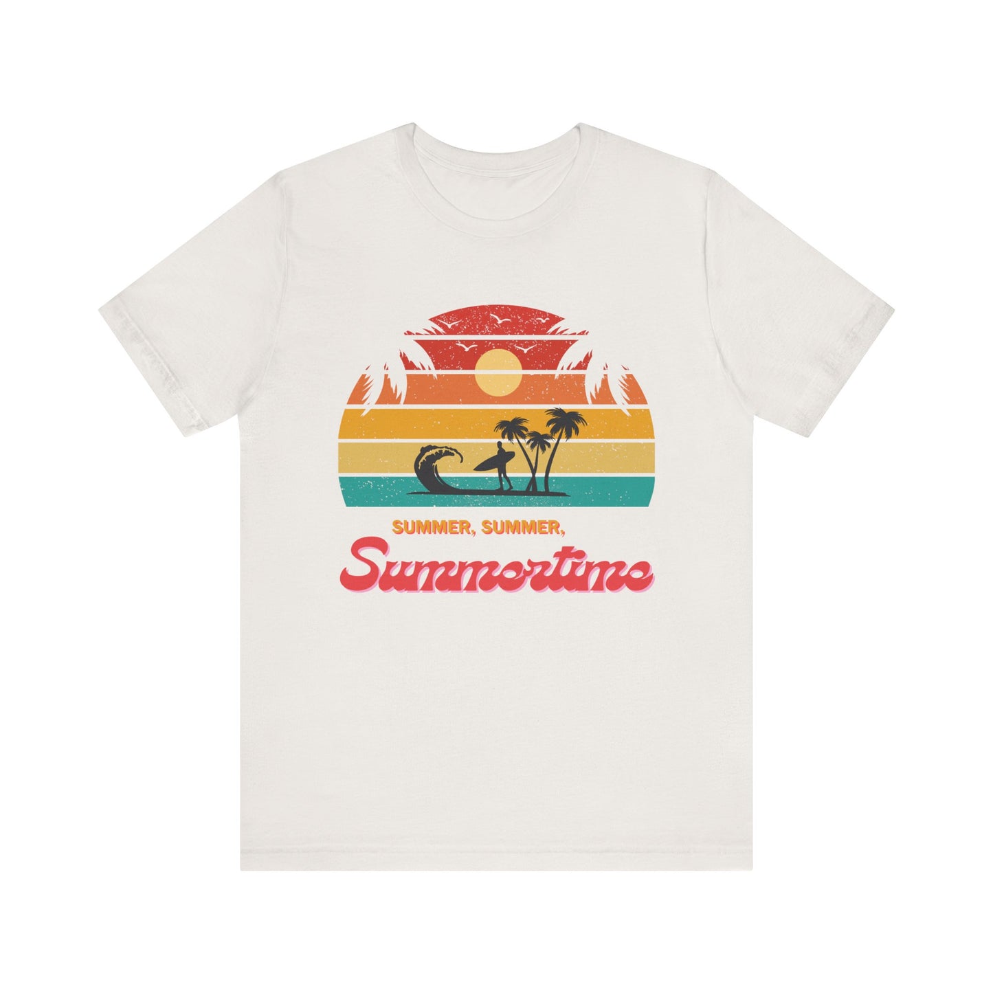 Summer Vibes T-Shirt – Retro Sunset Graphic Tee