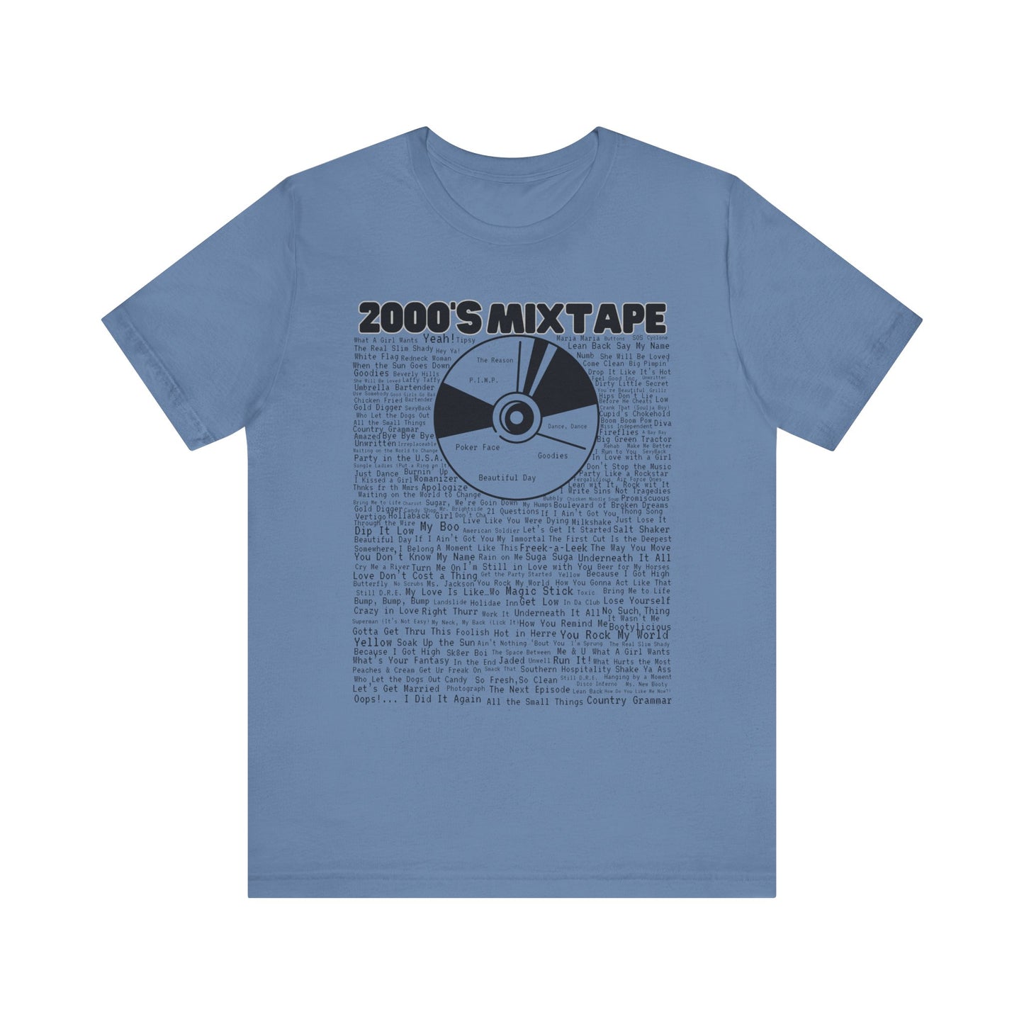 2000s Mixtape T-Shirt – Retro Y2K Cassette Graphic Tee