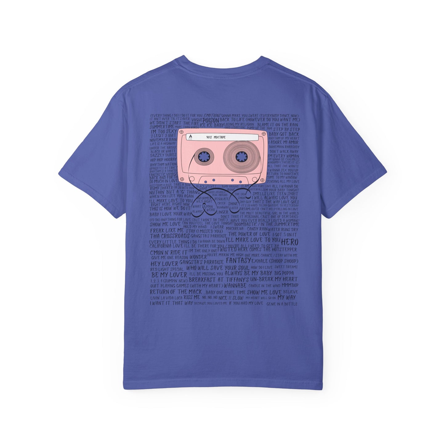 90s Mixtape T-Shirt – Retro Cassette 90s Tee