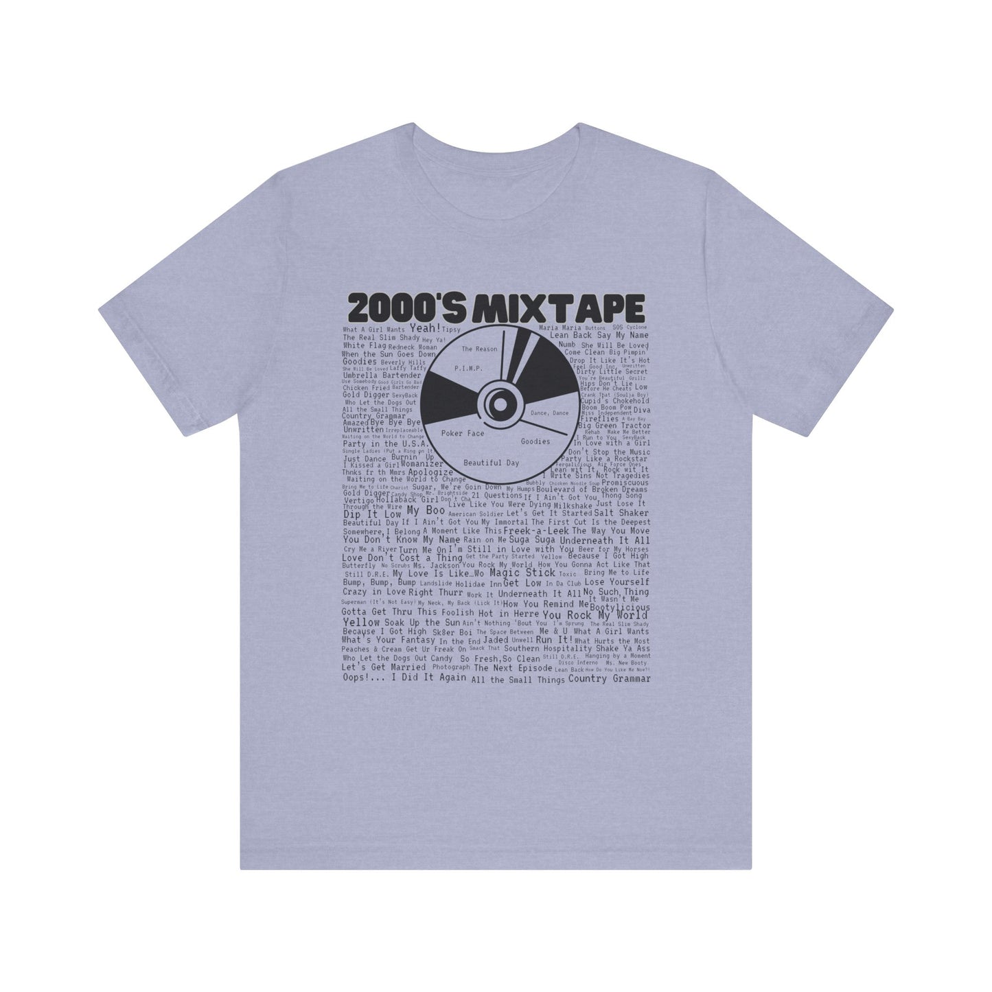 2000s Mixtape T-Shirt – Retro Y2K Cassette Graphic Tee