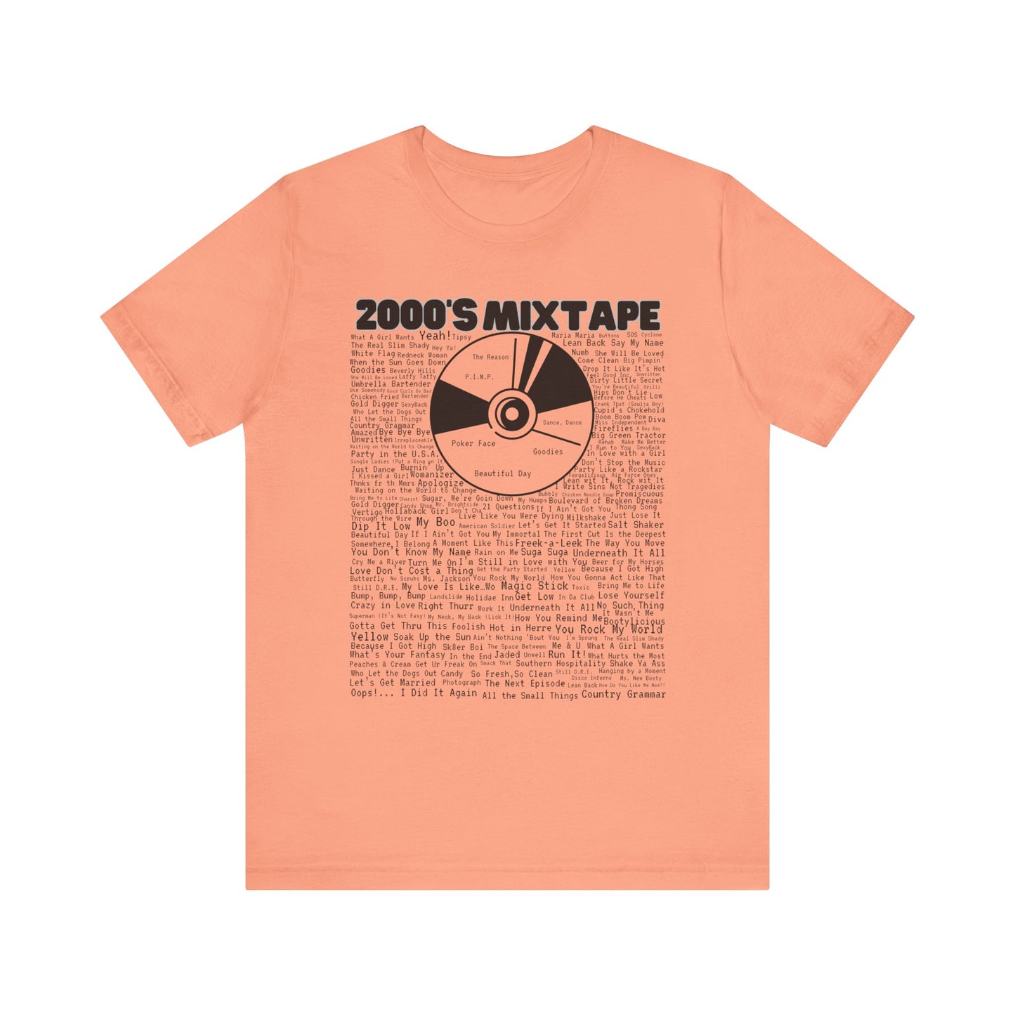2000s Mixtape T-Shirt – Retro Y2K Cassette Graphic Tee