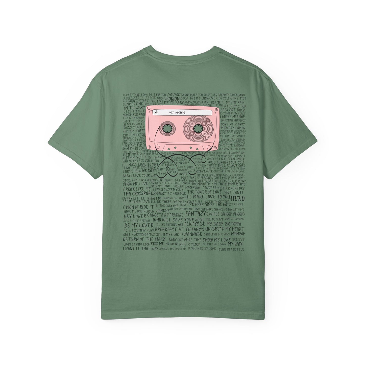 90s Mixtape T-Shirt – Retro Cassette 90s Tee