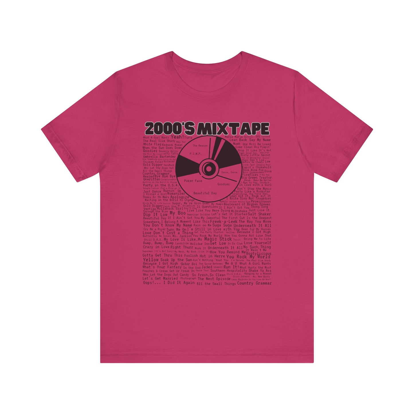 2000s Mixtape T-Shirt – Retro Y2K Cassette Graphic Tee