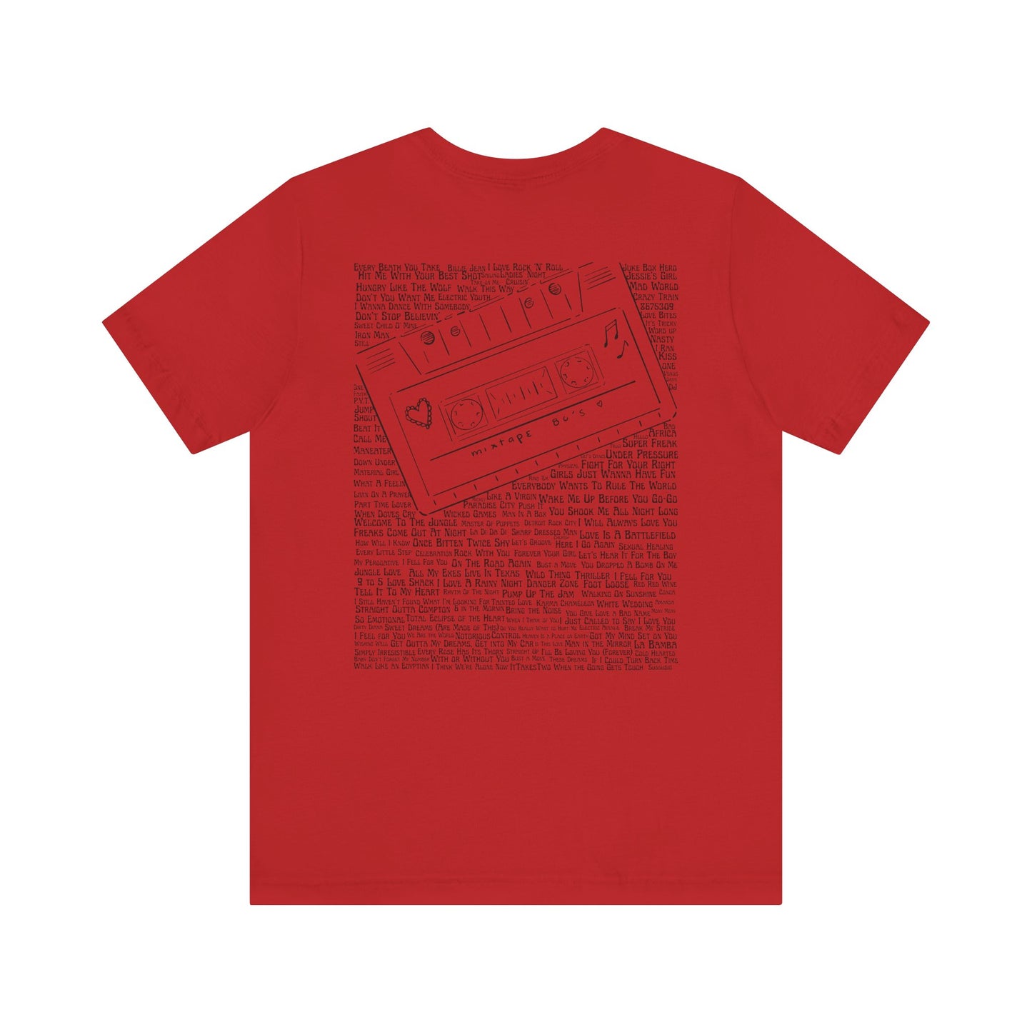 80s Mixtape T-Shirt – Vintage Cassette 80s Retro Tee