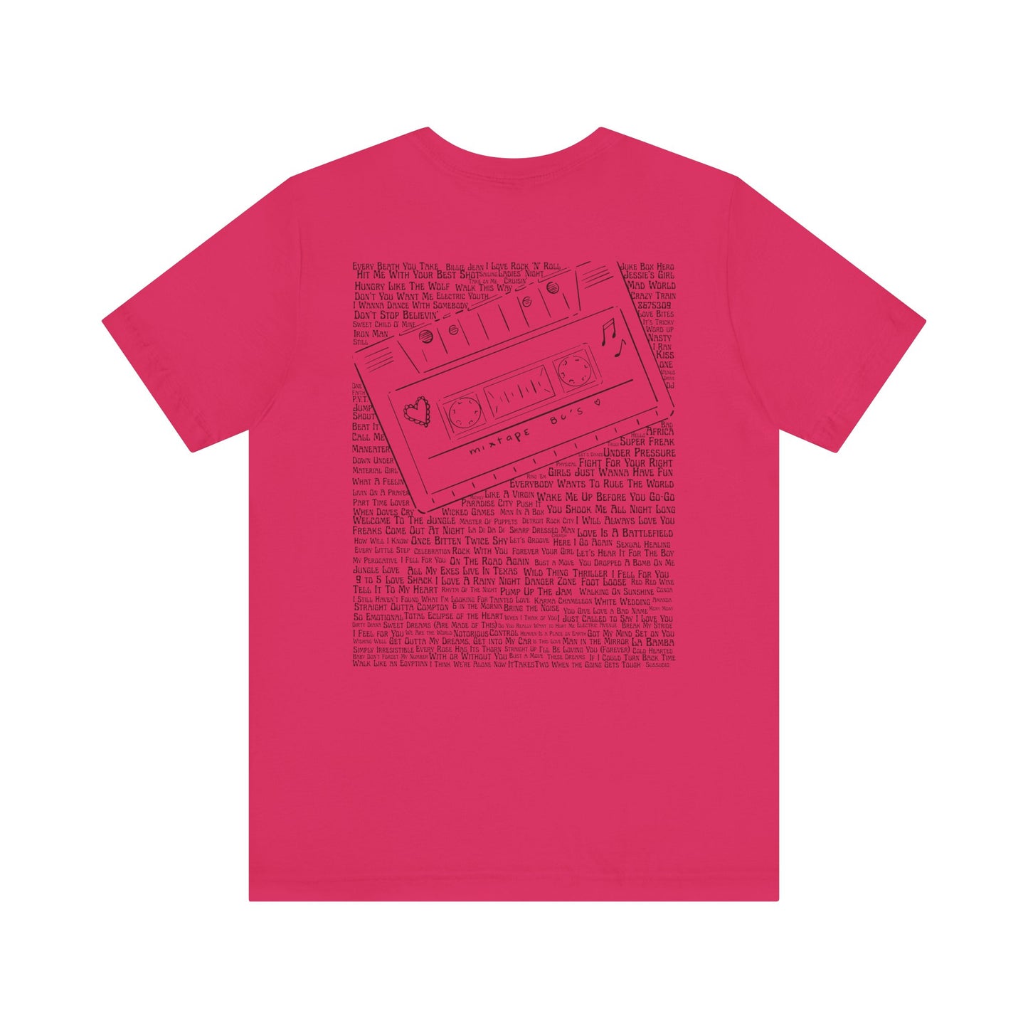 80s Mixtape T-Shirt – Vintage Cassette 80s Retro Tee