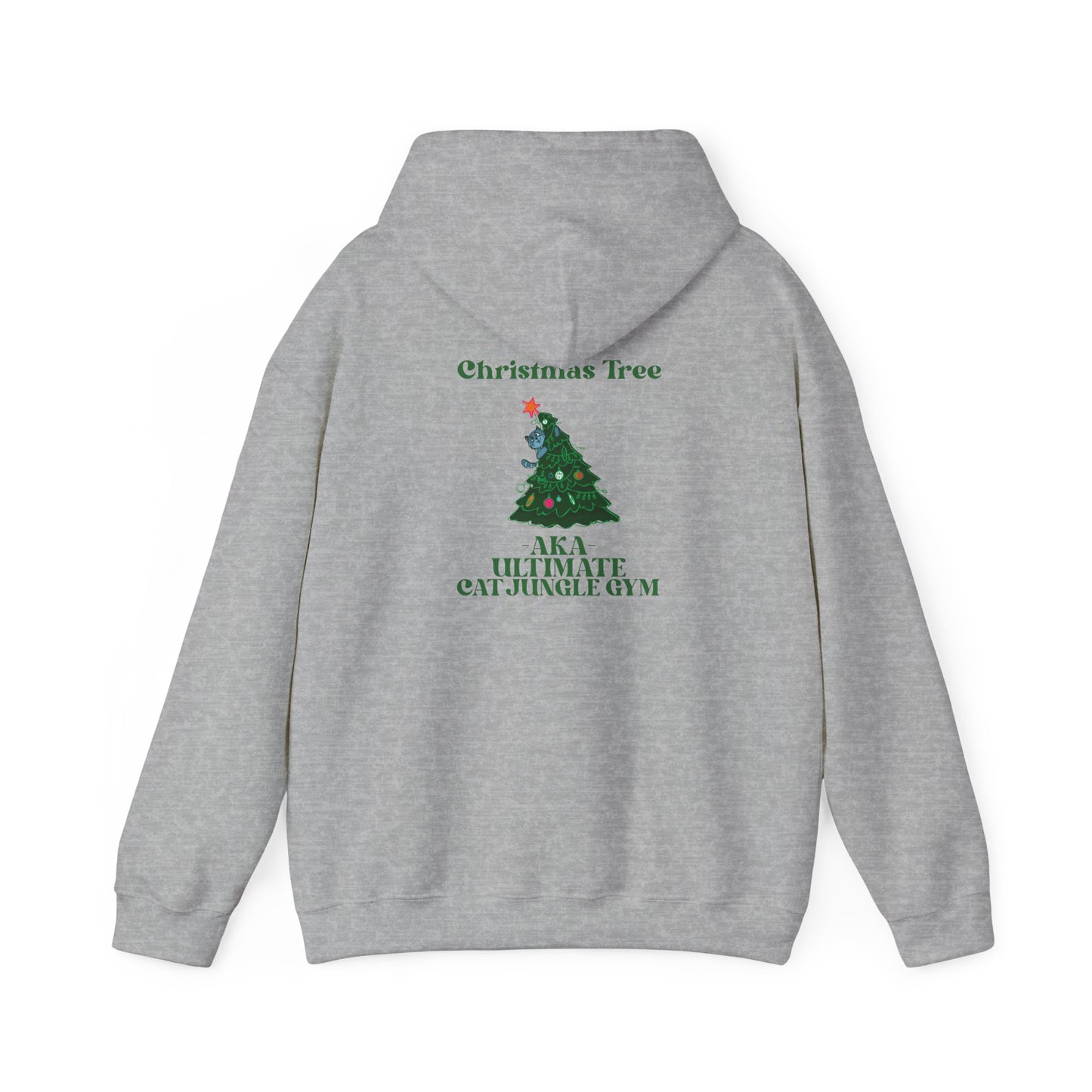 Cat Christmas Tree Shirt – Funny Holiday Cat Tee