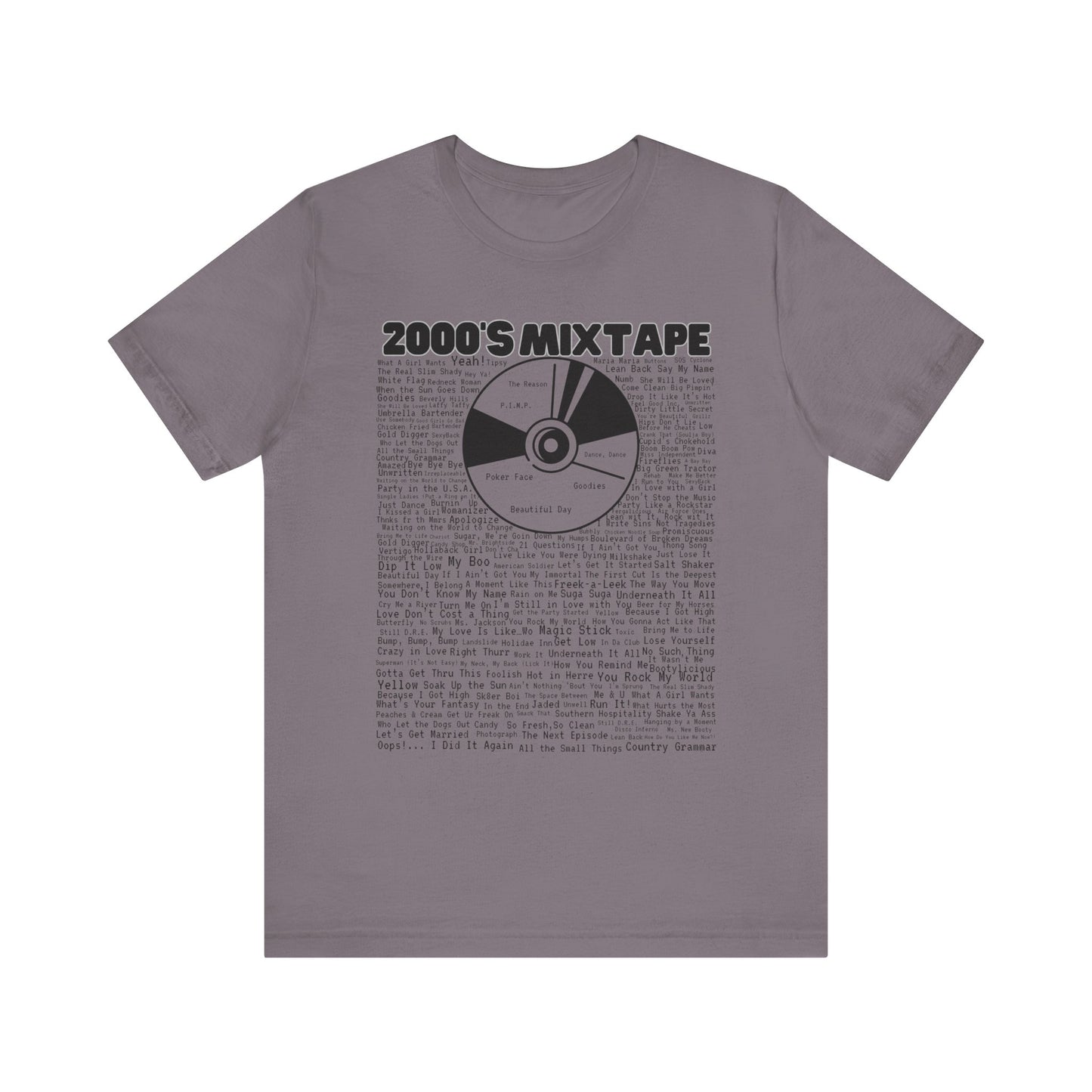2000s Mixtape T-Shirt – Retro Y2K Cassette Graphic Tee