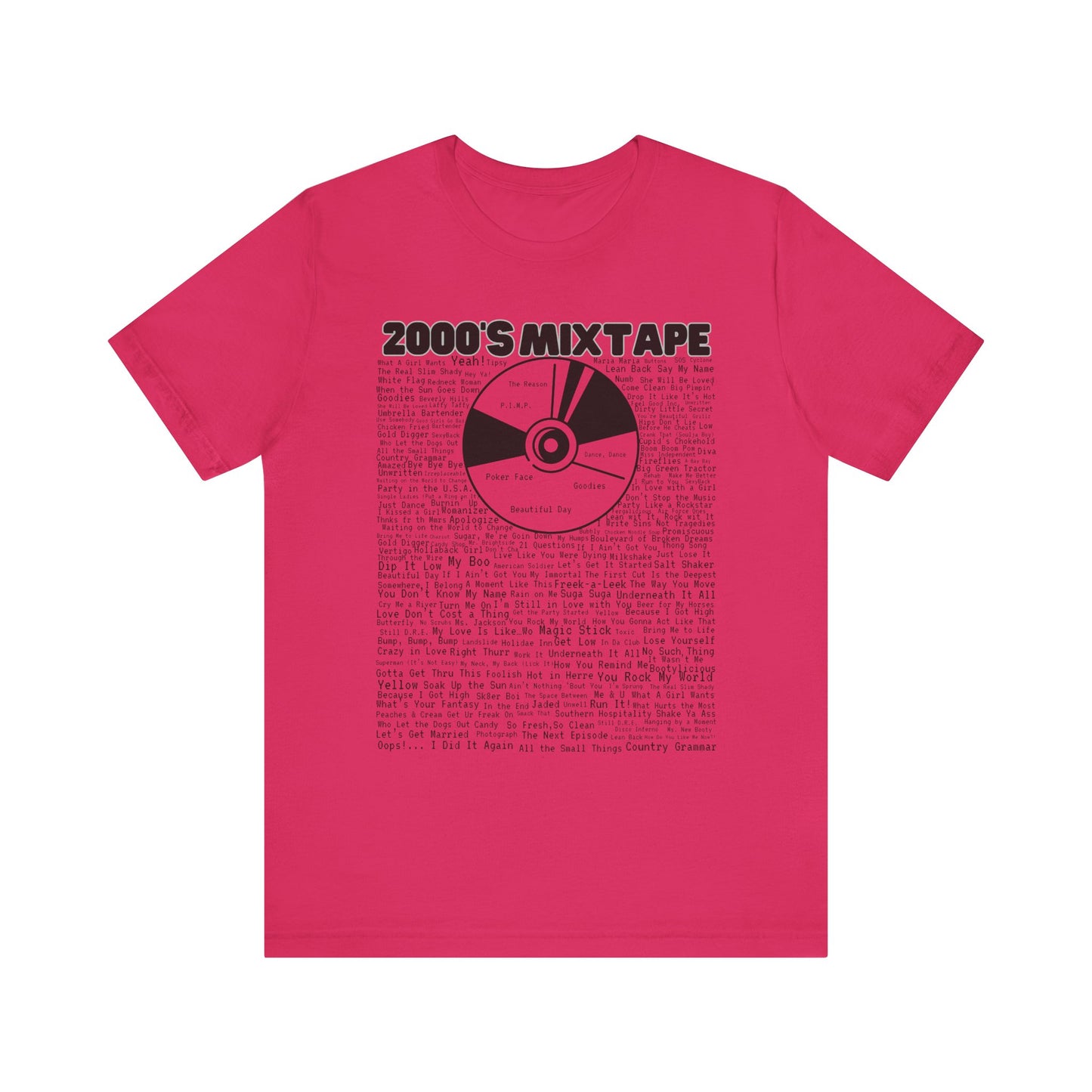 2000s Mixtape T-Shirt – Retro Y2K Cassette Graphic Tee
