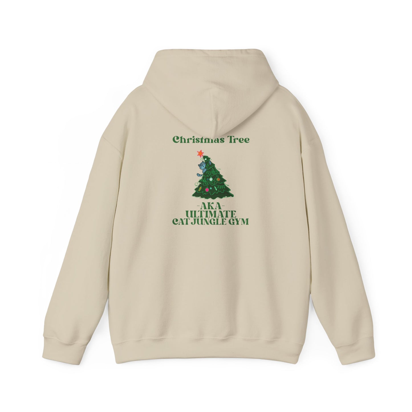 Cat Christmas Tree Shirt – Funny Holiday Cat Tee