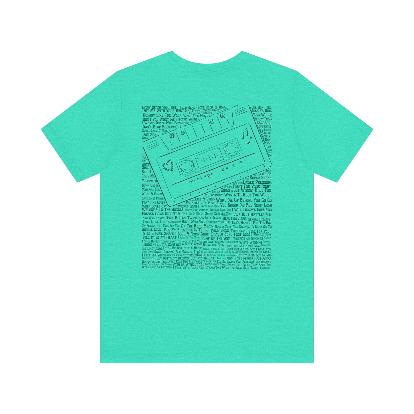 80s Mixtape T-Shirt – Vintage Cassette 80s Retro Tee