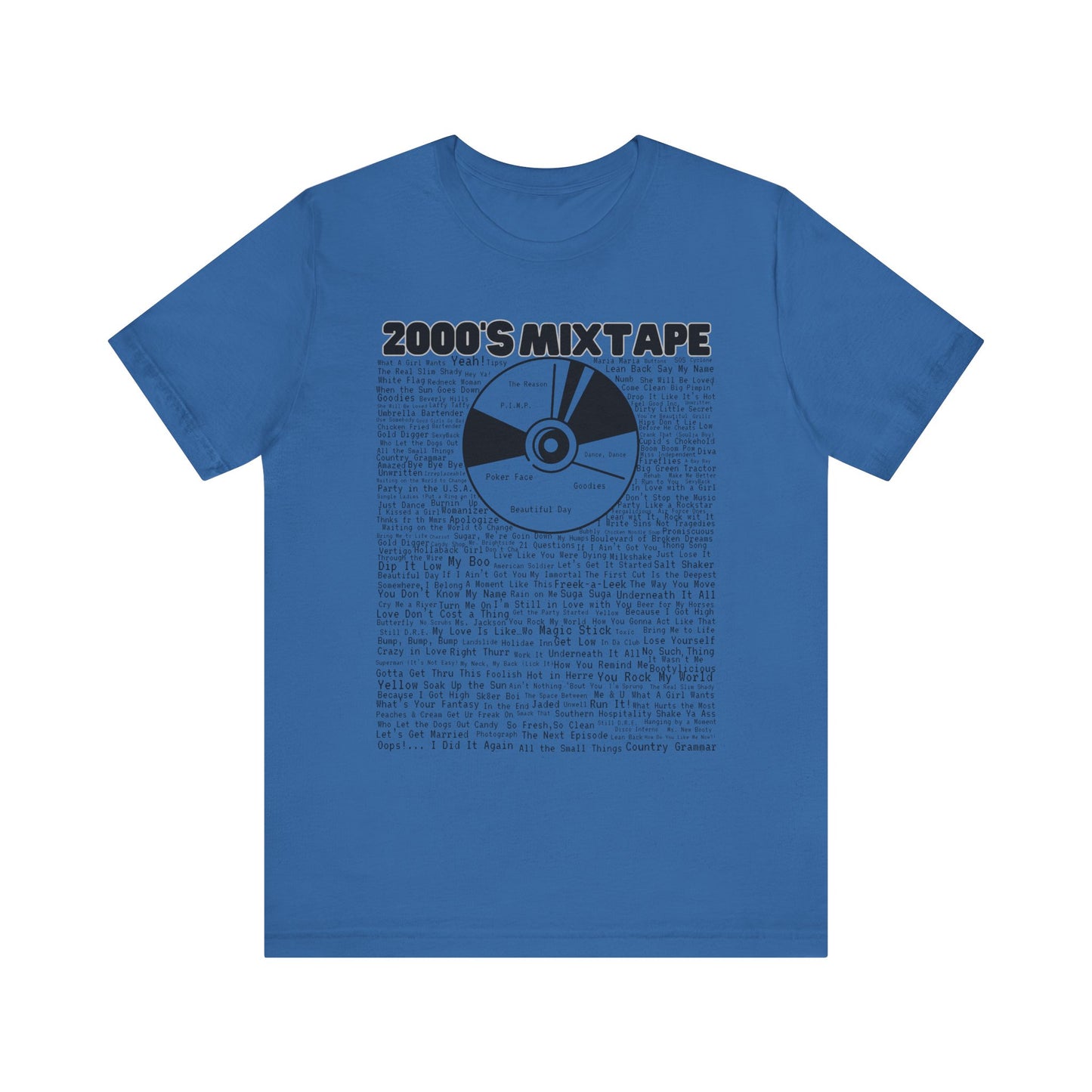 2000s Mixtape T-Shirt – Retro Y2K Cassette Graphic Tee