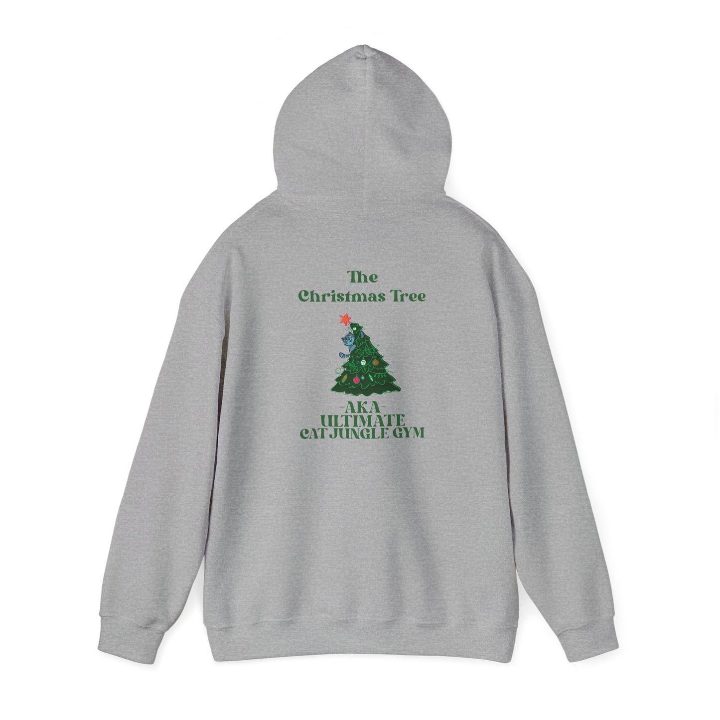 Cat Christmas Tree Shirt – Funny Holiday Cat Tee