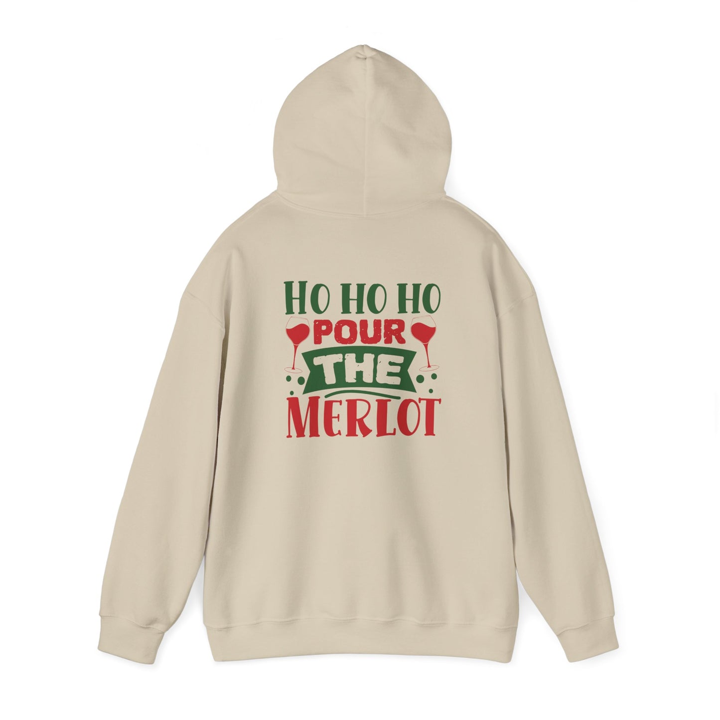 Ho Ho Ho, Pour the Merlot Holiday Tee - Wine Lover Christmas Tee
