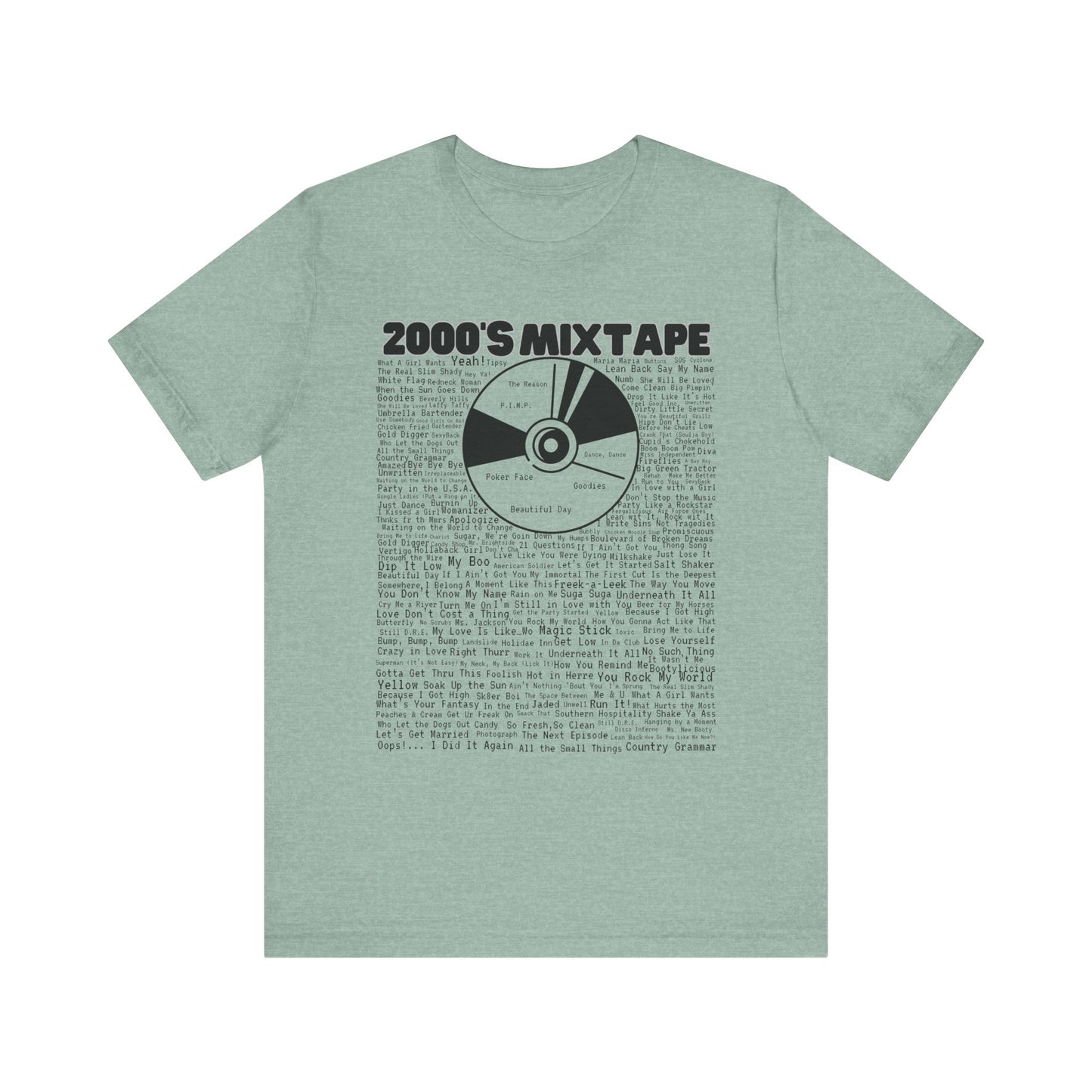 2000s Mixtape T-Shirt – Retro Y2K Cassette Graphic Tee