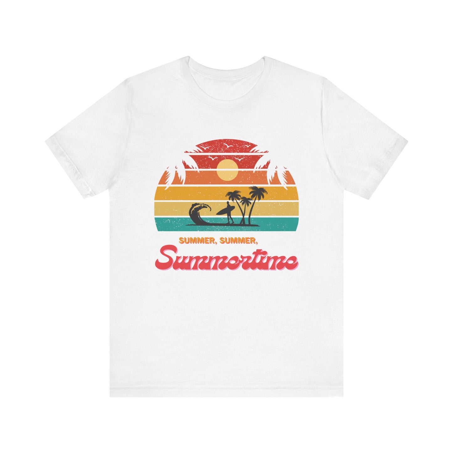 Summer Vibes T-Shirt – Retro Sunset Graphic Tee