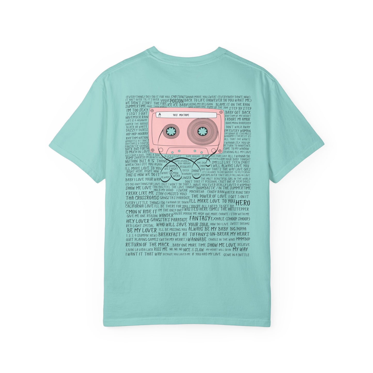 90s Mixtape T-Shirt – Retro Cassette 90s Tee