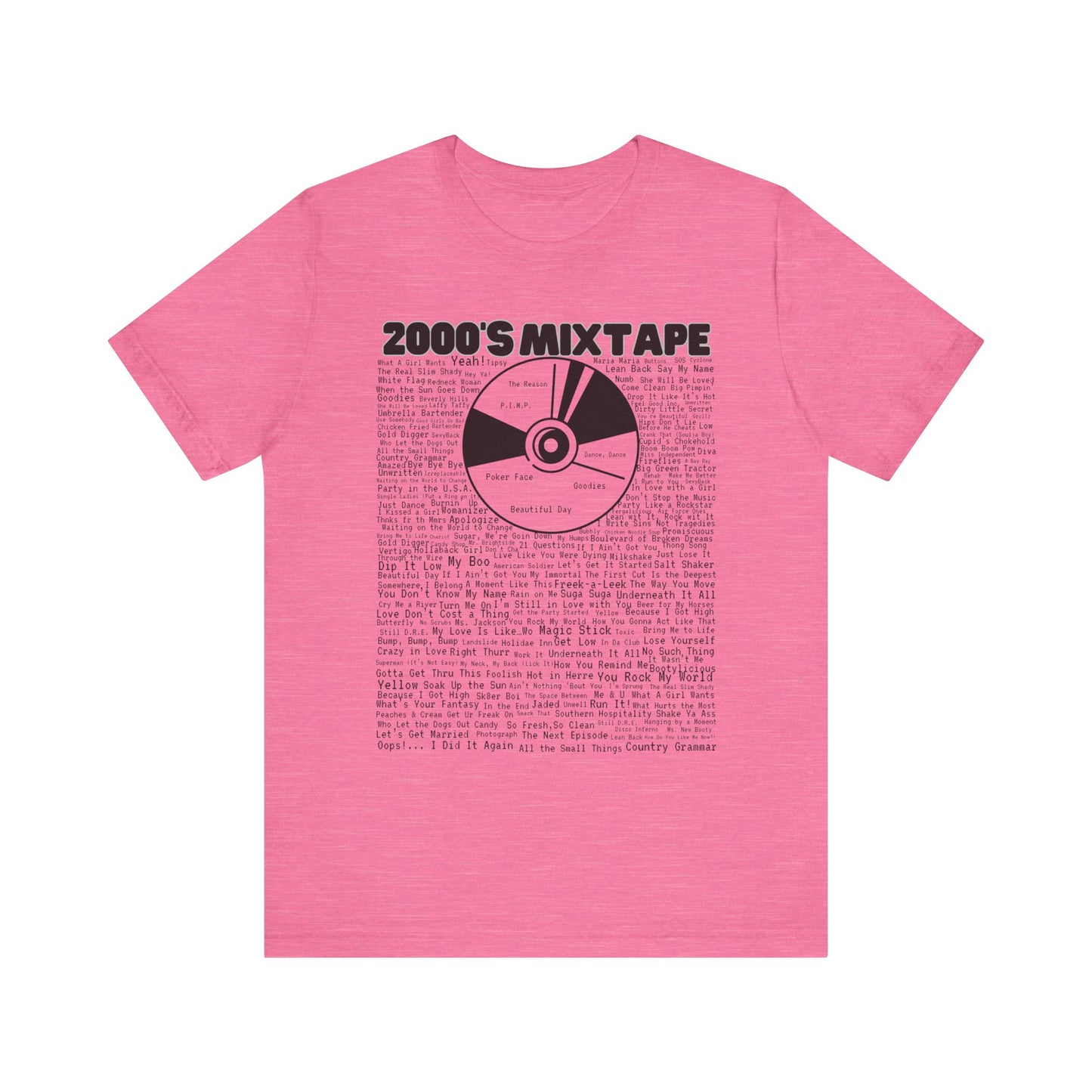 2000s Mixtape T-Shirt – Retro Y2K Cassette Graphic Tee