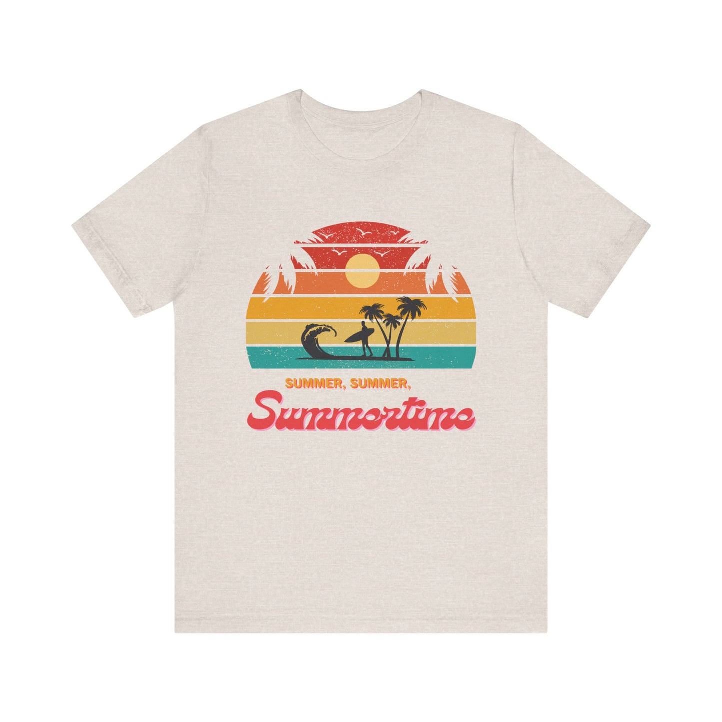 Summer Vibes T-Shirt – Retro Sunset Graphic Tee