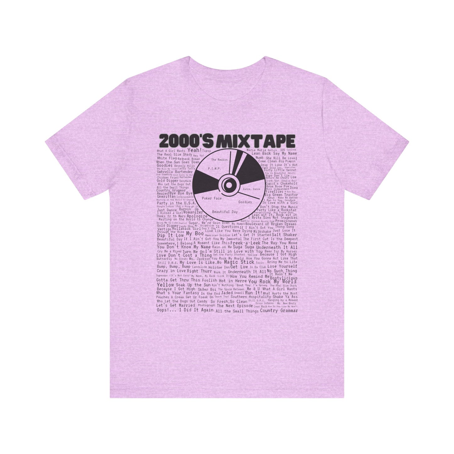 2000s Mixtape T-Shirt – Retro Y2K Cassette Graphic Tee