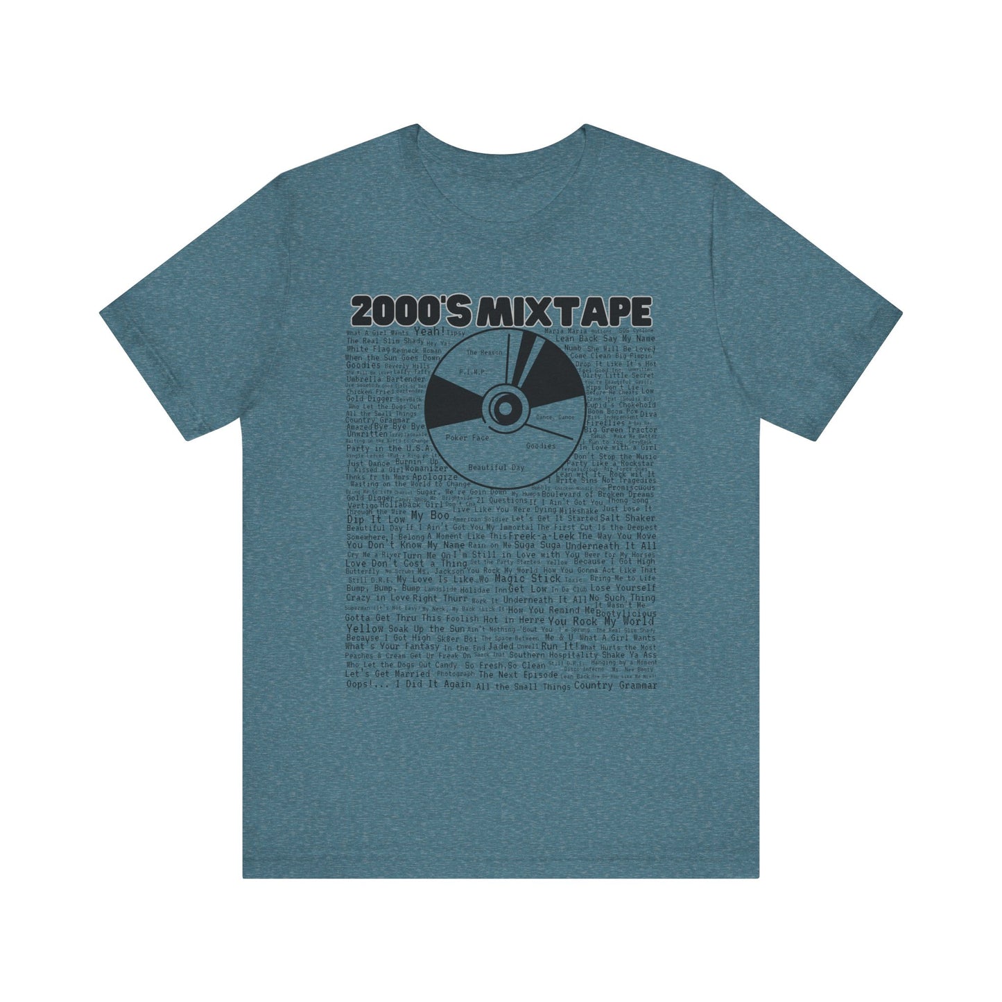2000s Mixtape T-Shirt – Retro Y2K Cassette Graphic Tee