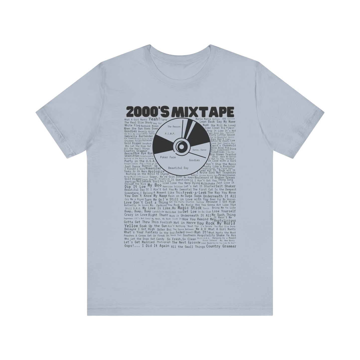 2000s Mixtape T-Shirt – Retro Y2K Cassette Graphic Tee