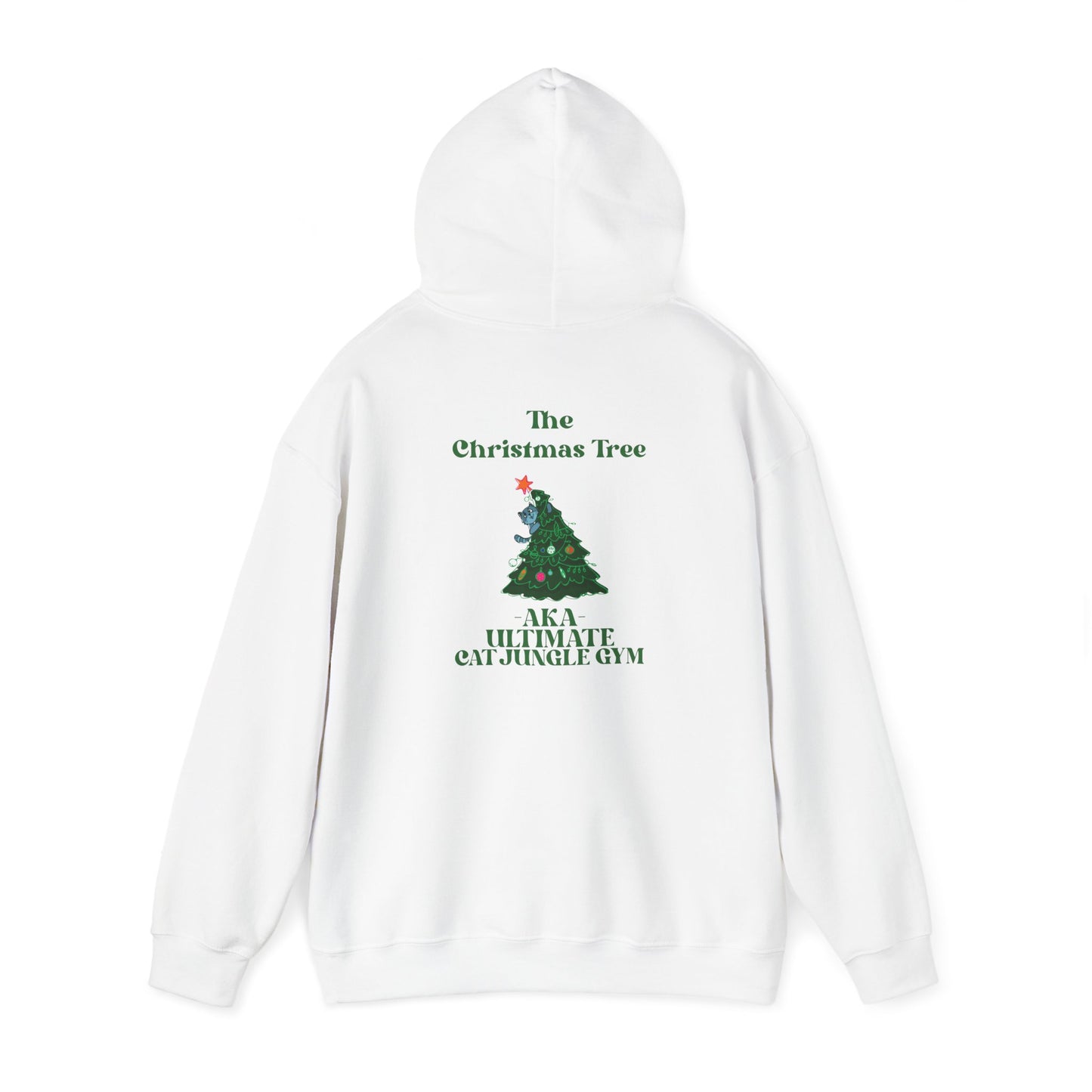 Cat Christmas Tree Shirt – Funny Holiday Cat Tee
