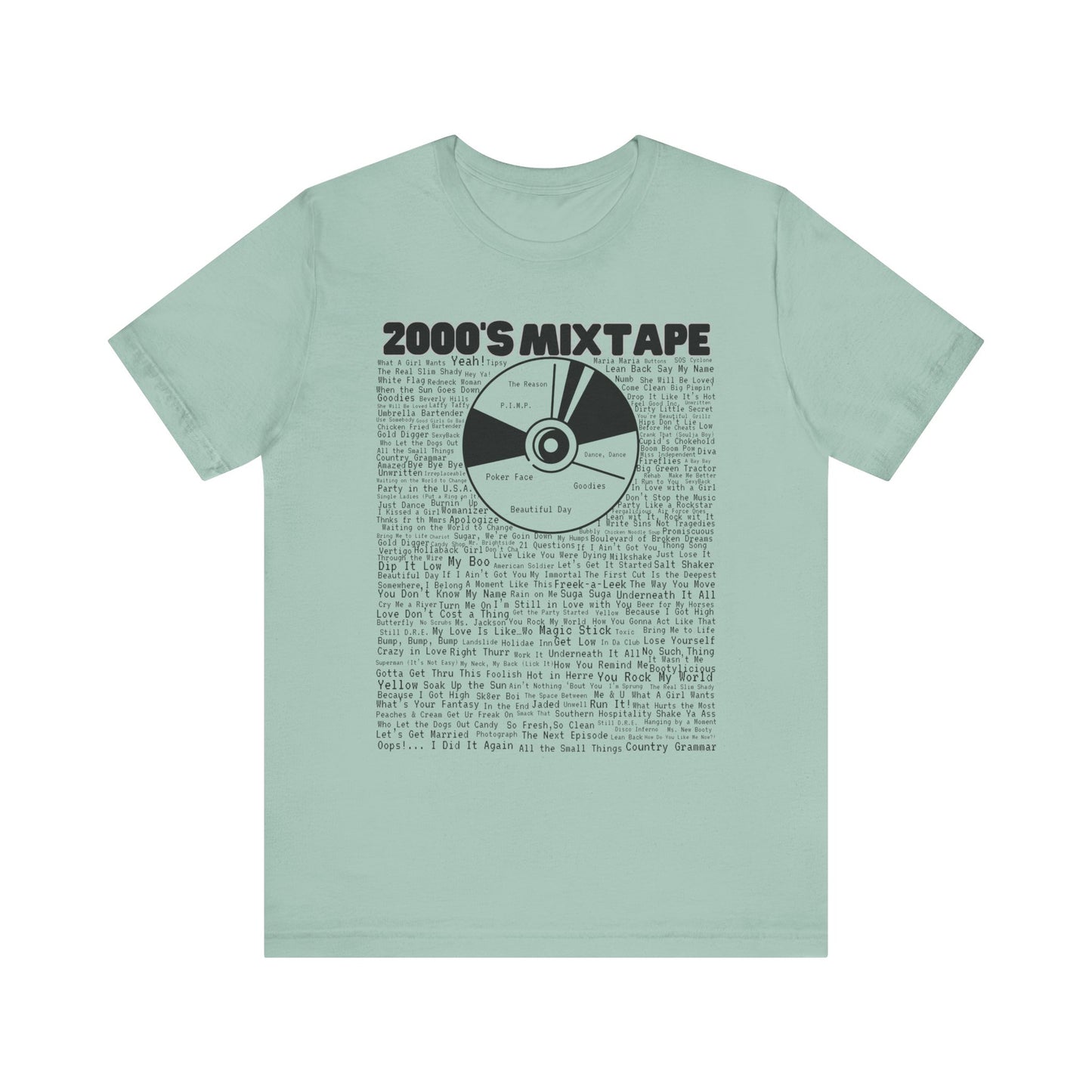 2000s Mixtape T-Shirt – Retro Y2K Cassette Graphic Tee