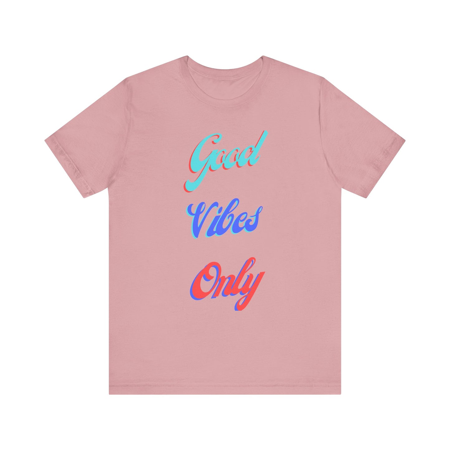 Good Vibes Only T-Shirt – Positive Retro Graphic Tee