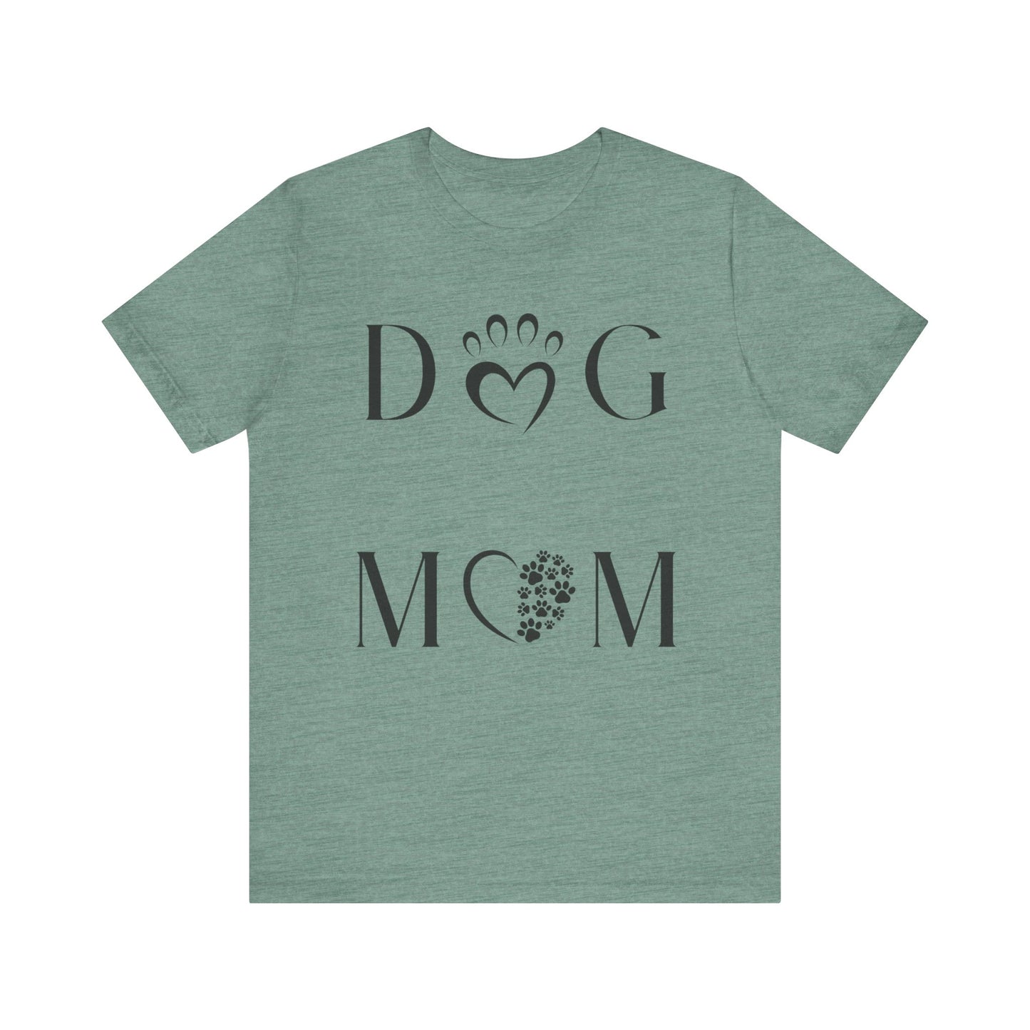 Dog Mom T-Shirt – Paw Print Pet Lover Tee