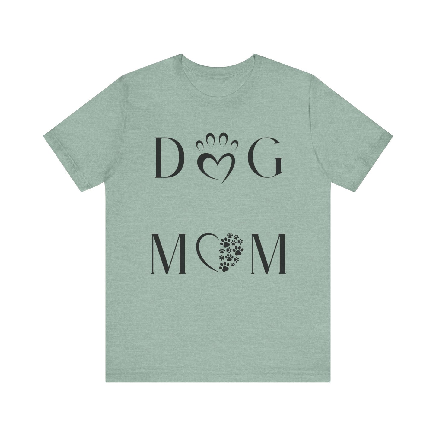 Dog Mom T-Shirt – Paw Print Pet Lover Tee