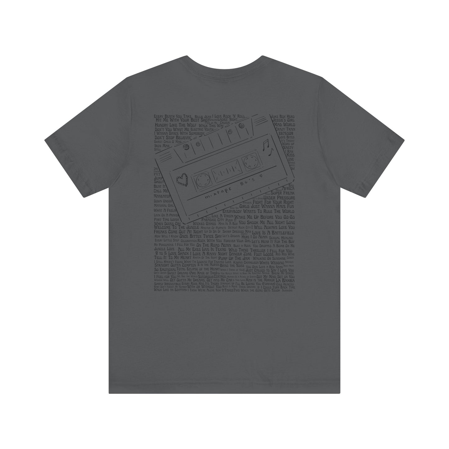 80s Mixtape T-Shirt – Vintage Cassette 80s Retro Tee