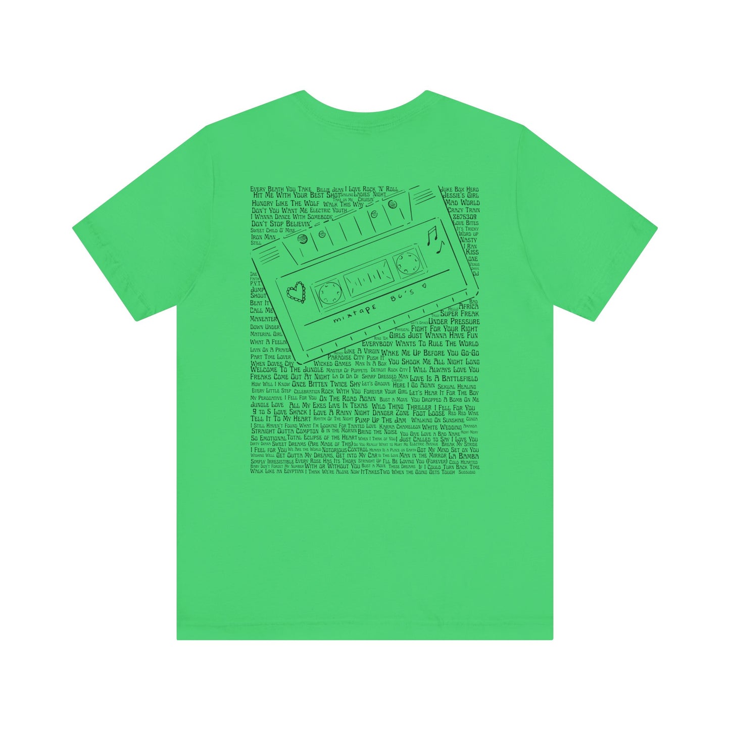 80s Mixtape T-Shirt – Vintage Cassette 80s Retro Tee