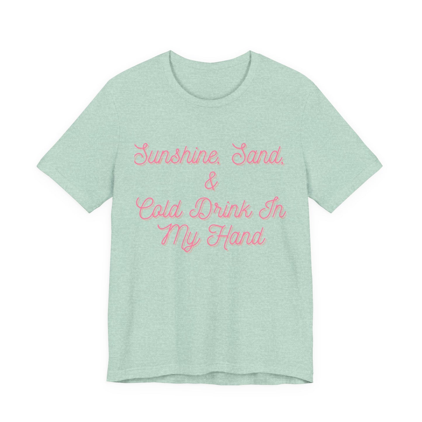 Sunshine & Sand T-Shirt – Beach Vibes Graphic Tee