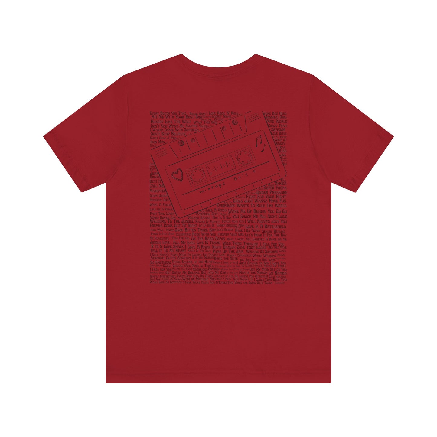 80s Mixtape T-Shirt – Vintage Cassette 80s Retro Tee