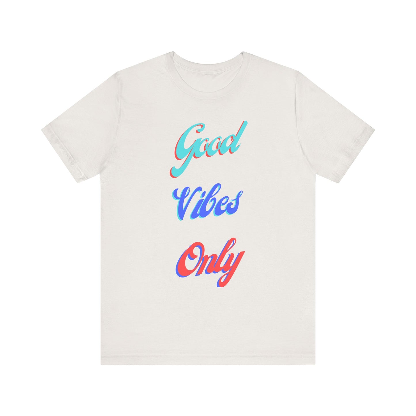 Good Vibes Only T-Shirt – Positive Retro Graphic Tee