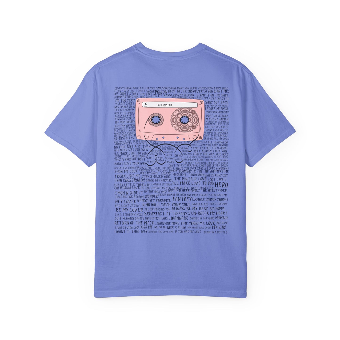 90s Mixtape T-Shirt – Retro Cassette 90s Tee